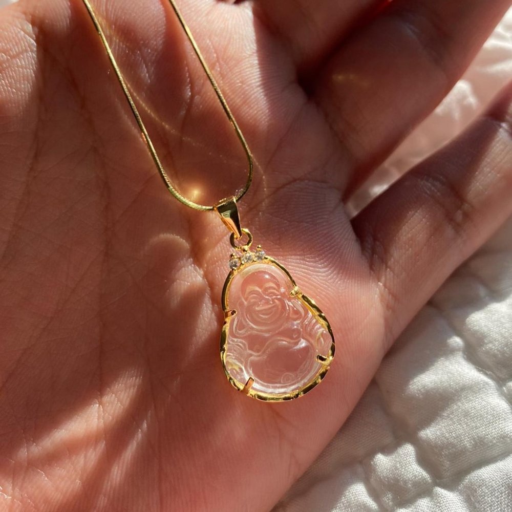 Clear Quartz Jade Buddha, Genuine, OPEN TO OFFERS